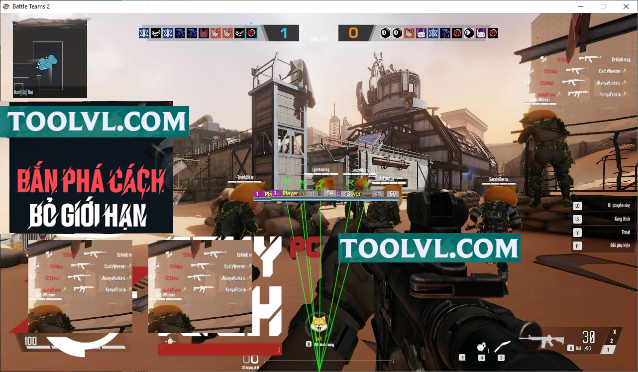 HACK BATTLEE TEEAM 2 (TK2 PC)